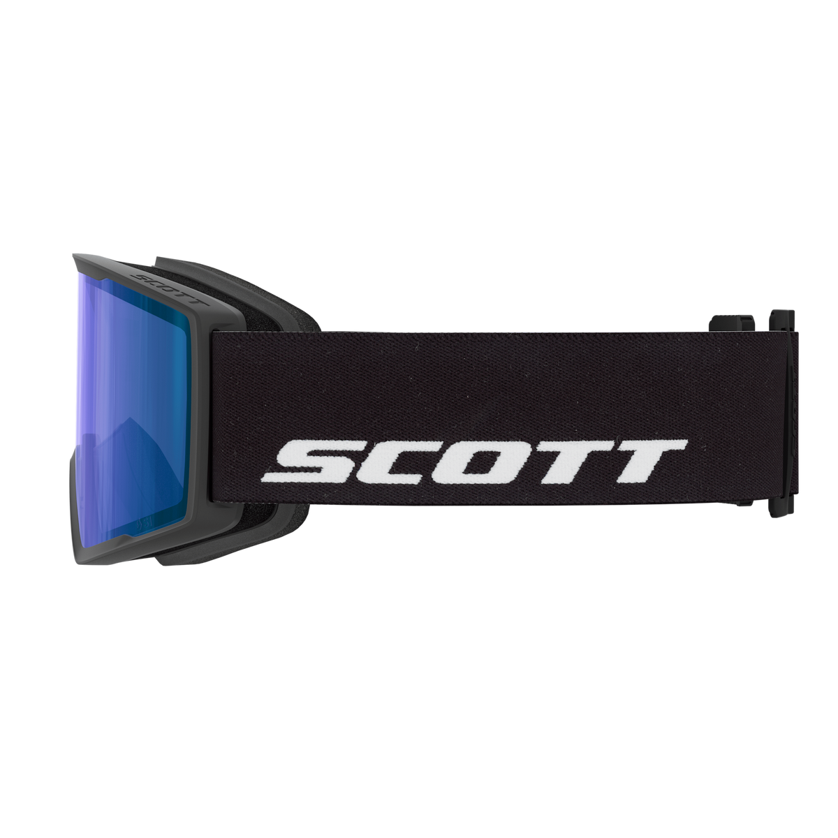 SCOTT Trace Pro Skibrille – Black - Blue Chrome S1 – Ansicht 4
