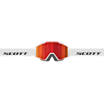 SCOTT Shield Pro Junior Skibrille - White - Red Chrome S3
