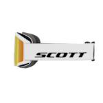 SCOTT Shield Pro Junior Skibrille - White - Red Chrome S3