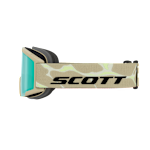 SCOTT Shield Pro Junior Skibrille - Mojave Beige - Green Chrome S2