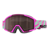 SCOTT Shield Pro Junior Skibrille - Neon Pink - Mint Green - Silver Chrome S2