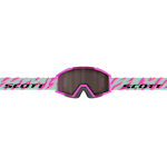 SCOTT Shield Pro Junior Skibrille - Neon Pink - Mint Green - Silver Chrome S2
