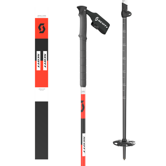 SCOTT Aluguide Tourenstöcke - Black - Red