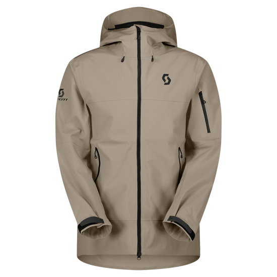 Giacca da sci SCOTT Explorair 3L da uomo – Beige Portobello – Vista frontale