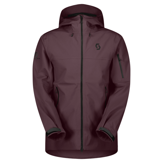 Giacca da sci SCOTT Explorair 3L da uomo – Cocoa Red – Vista frontale
