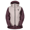 SCOTT Explorair 3L Wintersportjacke Damen – Wax Pink - Cocoa Red