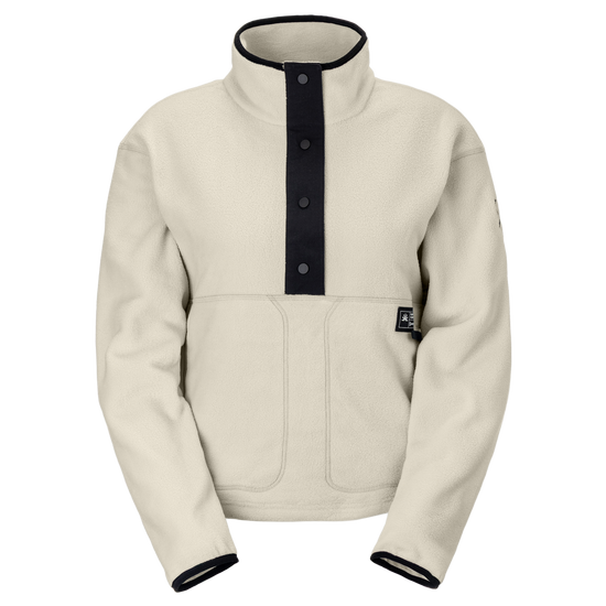 SCOTT Escape Original Fleece Pullover Damen - Latte Beige Vorderansicht