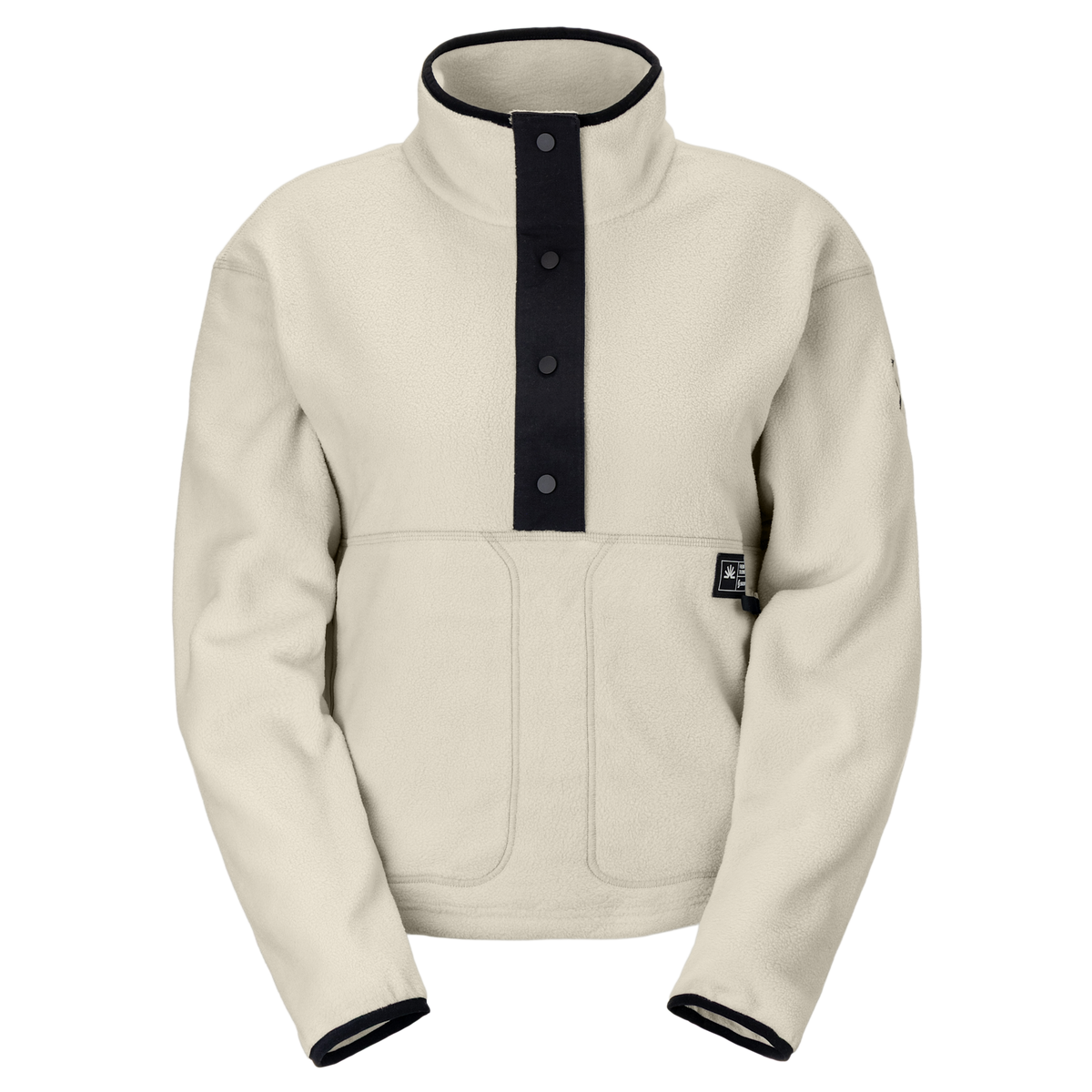 SCOTT Escape Original Fleece Pullover Damen - Latte Beige Vorderansicht