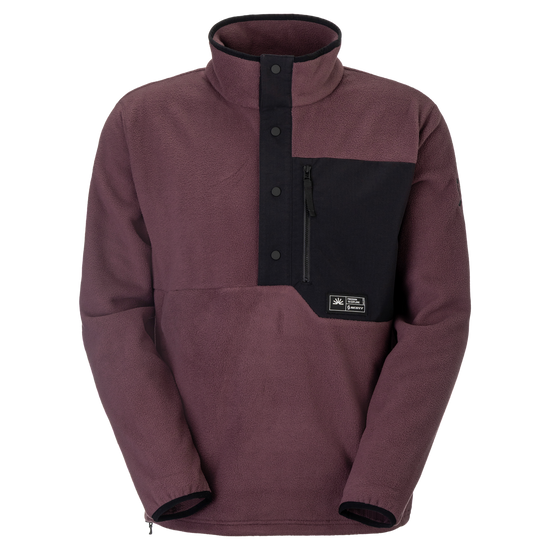SCOTT Escape Original Fleece Pullover Herren - Cocoa Red Vorderansicht
