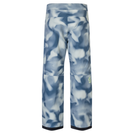 SCOTT Ultimate Dryo Wintersporthose Kinder – Dusk Blue Print Rückansicht
