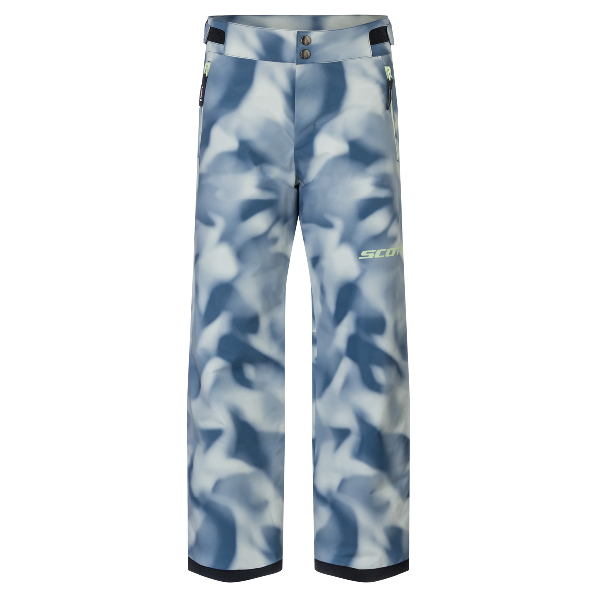 SCOTT Ultimate Dryo Wintersporthose Kinder – Dusk Blue Print Vorderansicht