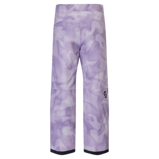 SCOTT Ultimate Dryo Wintersporthose Kinder – Sherbet Purple Print Rückansicht