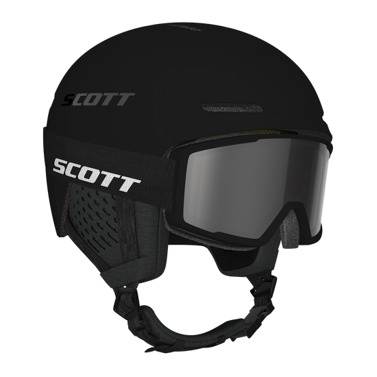 SCOTT Track Helm + Trace Skibrillen-Set in Black