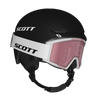 SCOTT Keeper 2 Helm + Shield Junior Skibrillen-Set Stealth Black