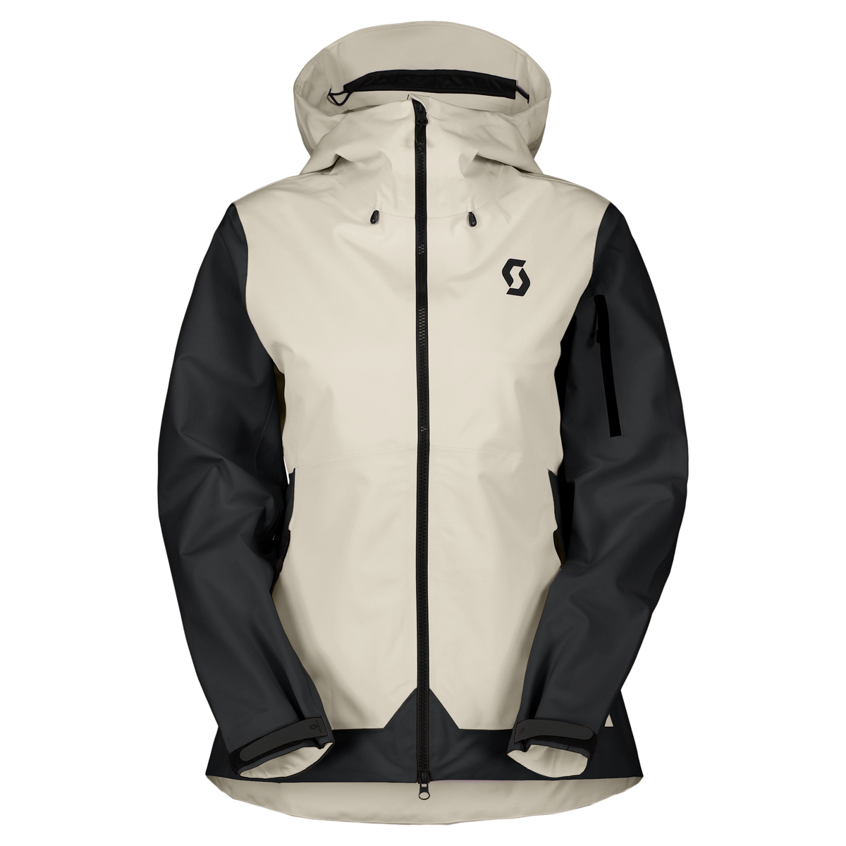 SCOTT Explorair 3L Wintersportjacke Damen – Latte Beige - Black