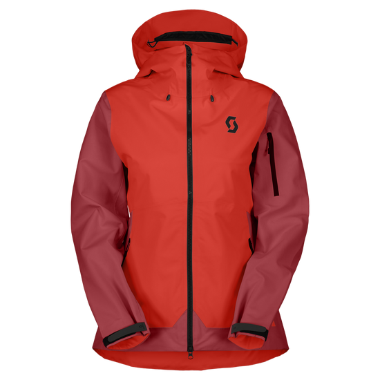 SCOTT Explorair 3L Wintersportjacke Damen – Turbo Red - Toasted Red