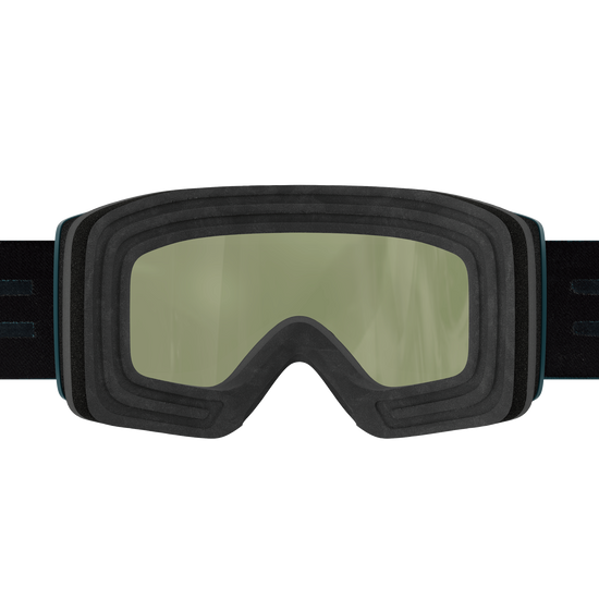 SCOTT Shield Skibrille - Petrol Green - AMP Ice Chrome S2 - Bild 5