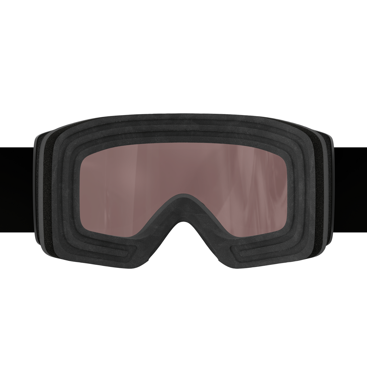 SCOTT Shield Skibrille - Black - Fog Grey - AMP Black Chrome S3 - Bild 5