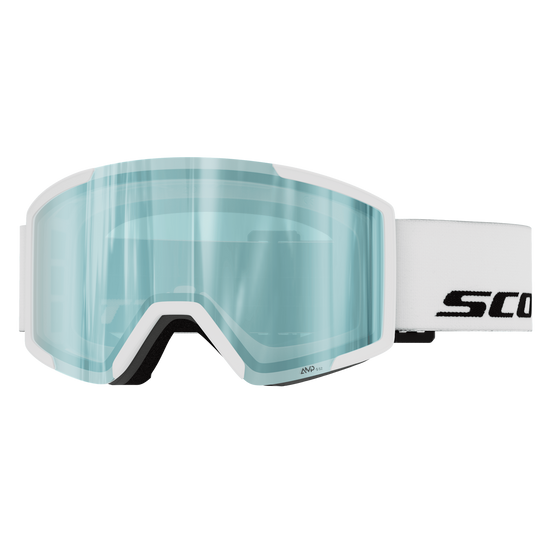 SCOTT Shield Skibrille - White - AMP Ice Chrome S2 - Bild 1