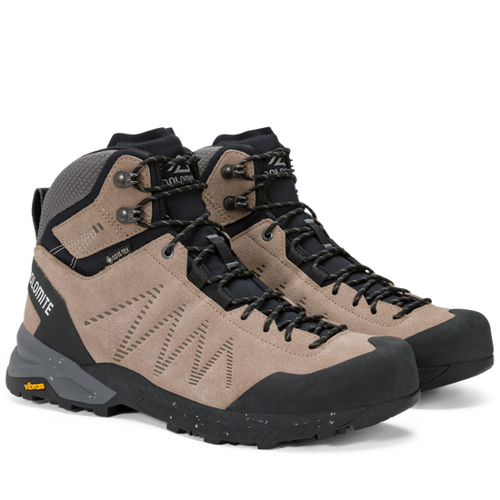 Dolomite Crodarossa Leather High GORE-TEX Damen Zustiegsschuh in Taupe Beige – Detailansicht 4