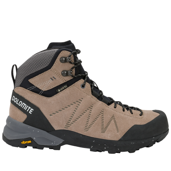 Dolomite Crodarossa Leather High GORE-TEX Damen Zustiegsschuh in Taupe Beige – Detailansicht 1