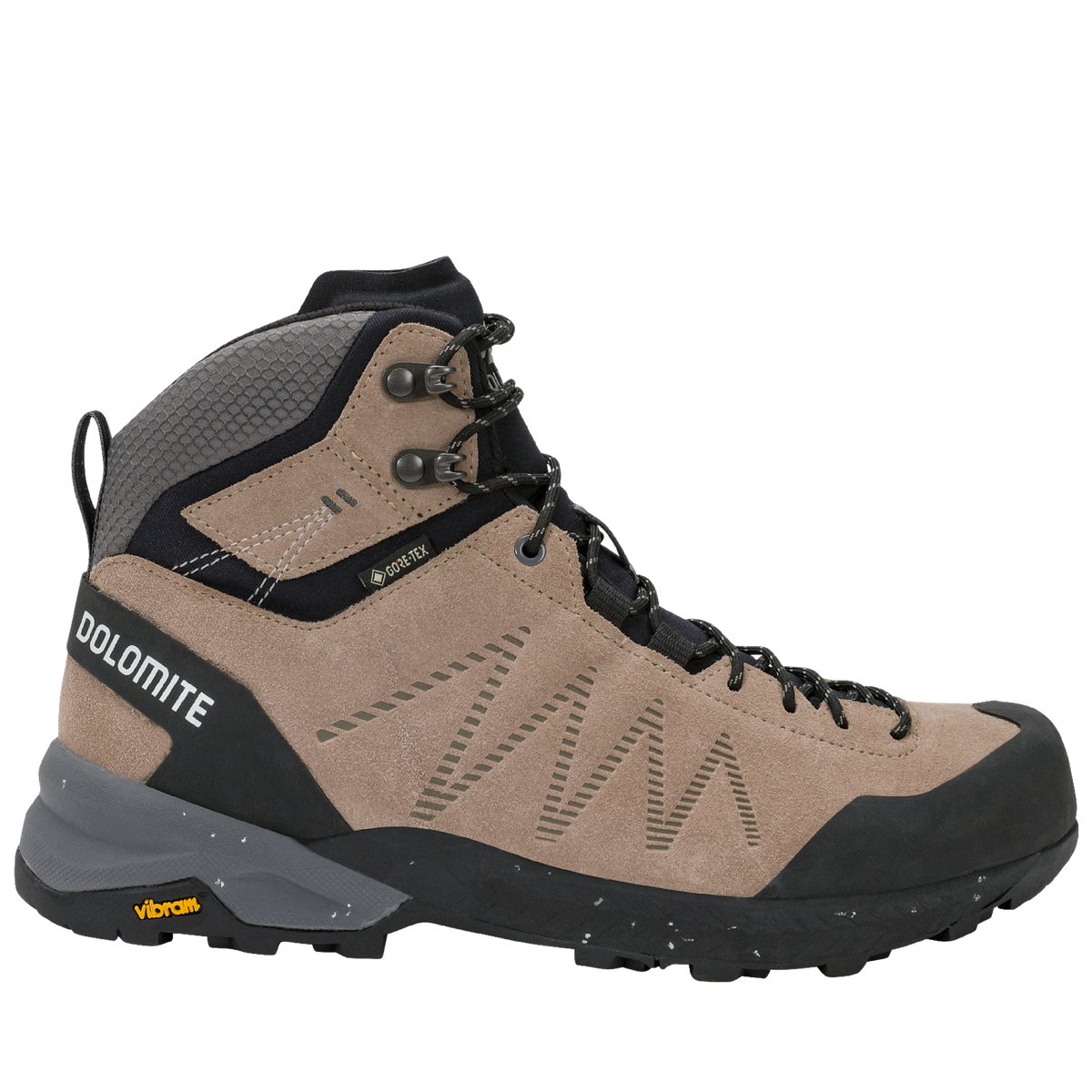 Dolomite Crodarossa Leather High GORE-TEX Damen Zustiegsschuh in Taupe Beige – Detailansicht 1