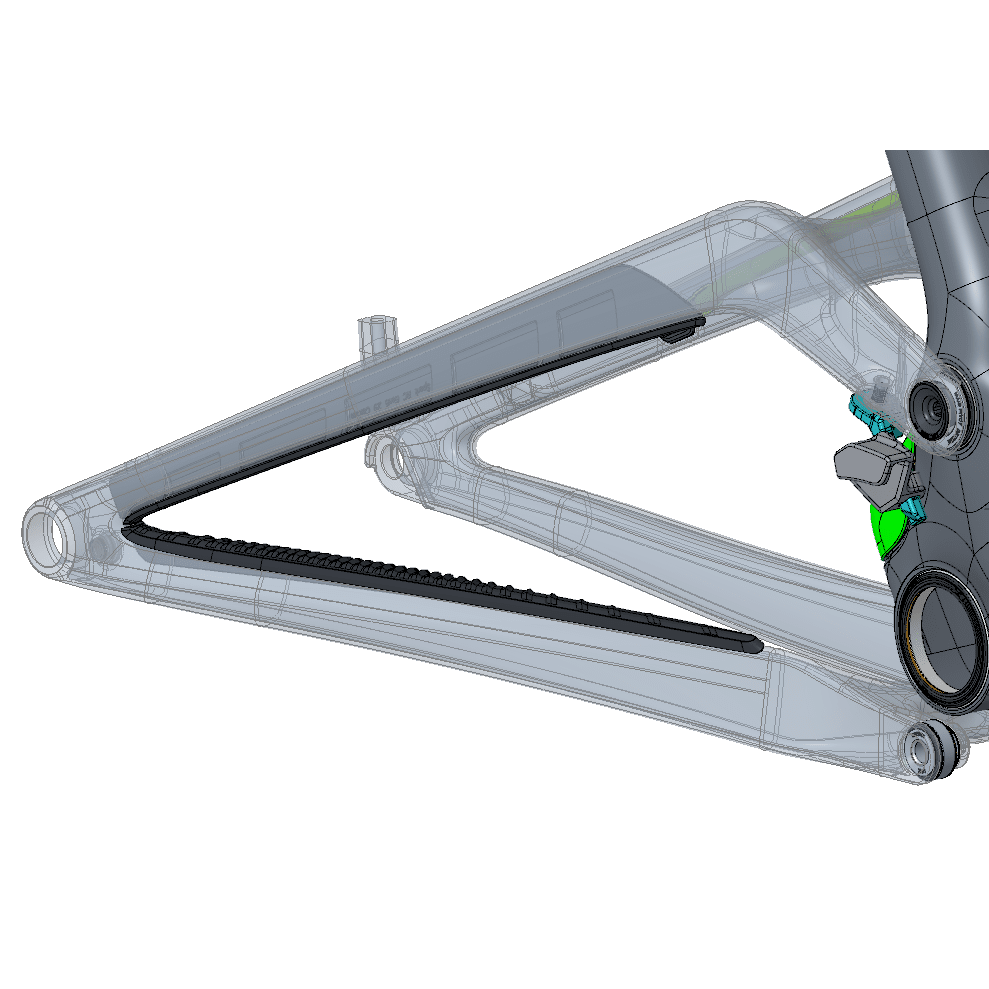SCOTT Spark RC 27 Ketten- und Sitzstrebenschutz in Black – Hauptansicht