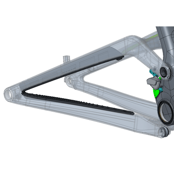 SCOTT Spark RC 27 Ketten- und Sitzstrebenschutz in Black – Hauptansicht