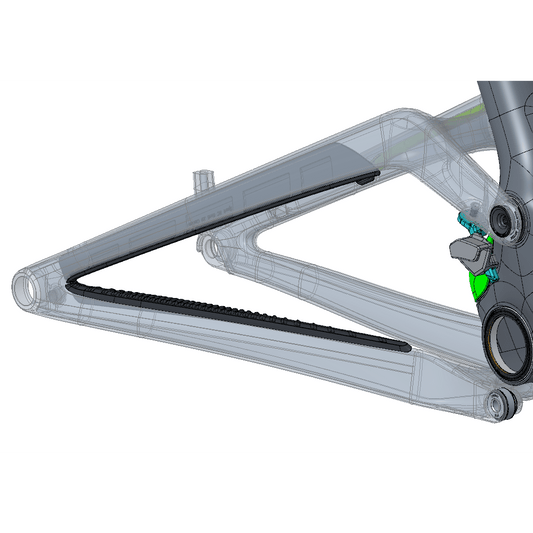 SCOTT Spark RC 27 Ketten- und Sitzstrebenschutz in Black – Hauptansicht