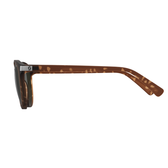SCOTT Riff Polarized Sonnenbrille Tortoise Red – Schrägansicht