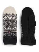 Dale Of Norway VAIL POLAR MITTENS Black Offwhite SandMel L - PeakStyle