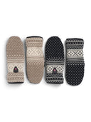 Dale Of Norway VALLØY POLAR MITTENS Black Offwhite L - PeakStyle