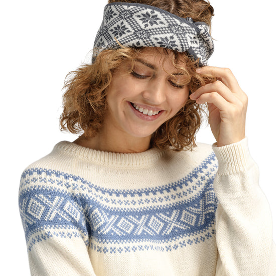 Dale Of Norway CHRISTIANIA HEADBAND Grey Offwhite One size - PeakStyle