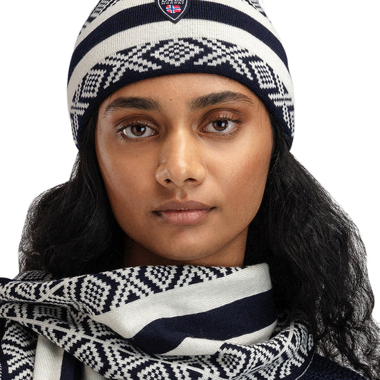 Dale Of Norway KVITEGGA HEADBAND Navy Offwhite One size - PeakStyle