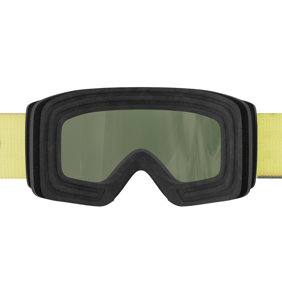 SCOTT Shield Skibrille - Black - Neon Yellow - AMP Lavender Chrome S3 - Bild 5