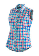 Maier Sports W PALOMA blue red check 36 - PeakStyle