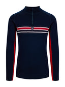 Dale Of Norway M AKSLA MASC BASELAYER HALF ZIP Navy Red OffWhite XXL - PeakStyle