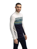 Dale Of Norway M VAIL MASCULINE BASELAYER HALF ZIP Navy Offwhite XXL - PeakStyle