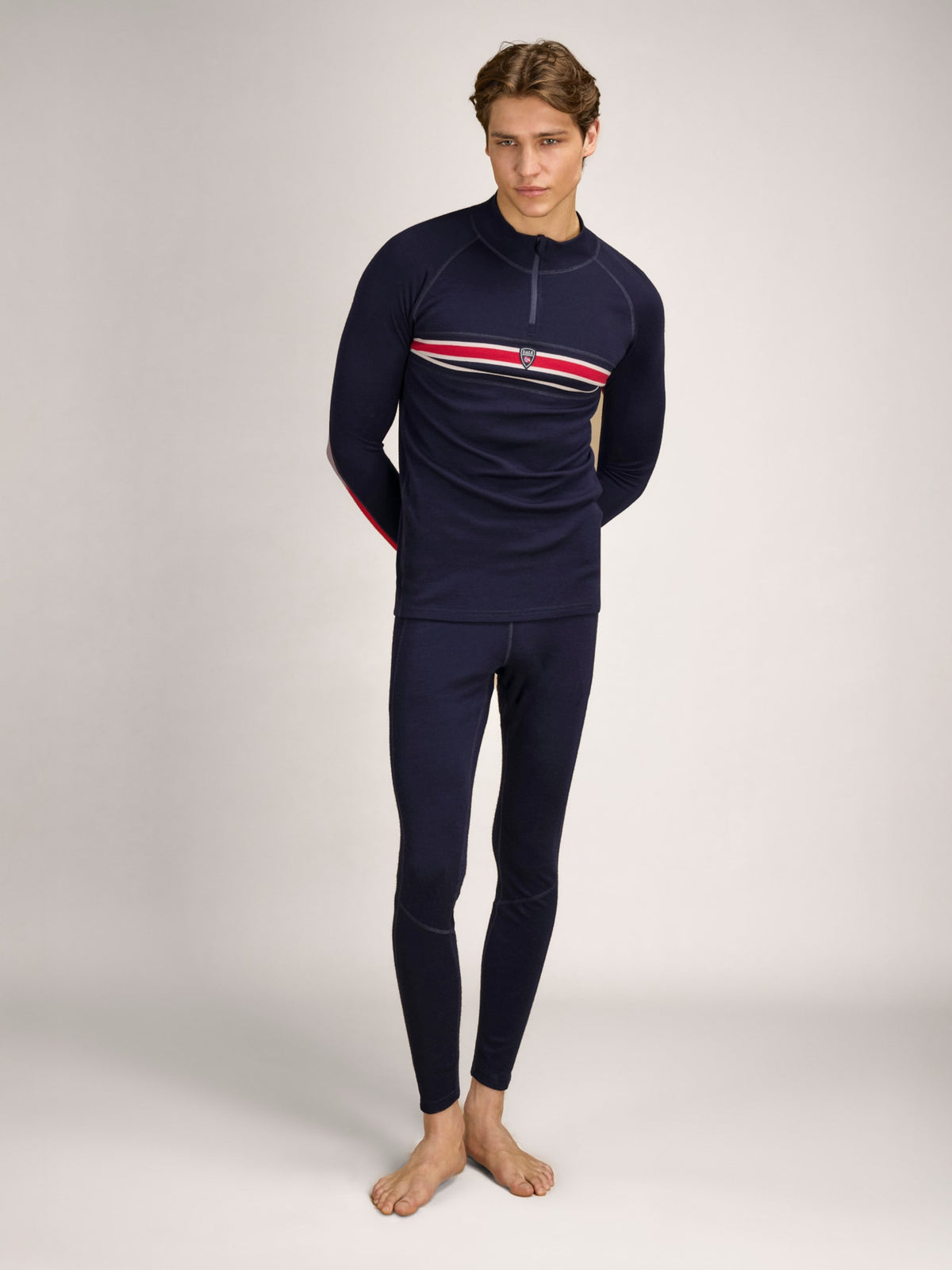 Dale Of Norway AKSLA Merino-Unterhose Herren – Navy – Studio
