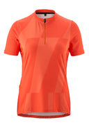 Gonso Adventure Jersey Halfzip W fiesta red 50 - PeakStyle