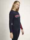Dale of Norway Aksla Damen Crew Neck Navy - Red - Offwhite – Studio 4