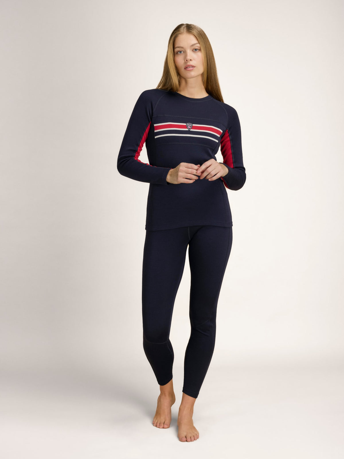 Dale Of Norway AKSLA Merino-Unterhose Damen – Navy – Studio