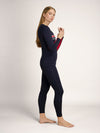 Dale Of Norway AKSLA Merino-Unterhose Damen – Navy – Studio