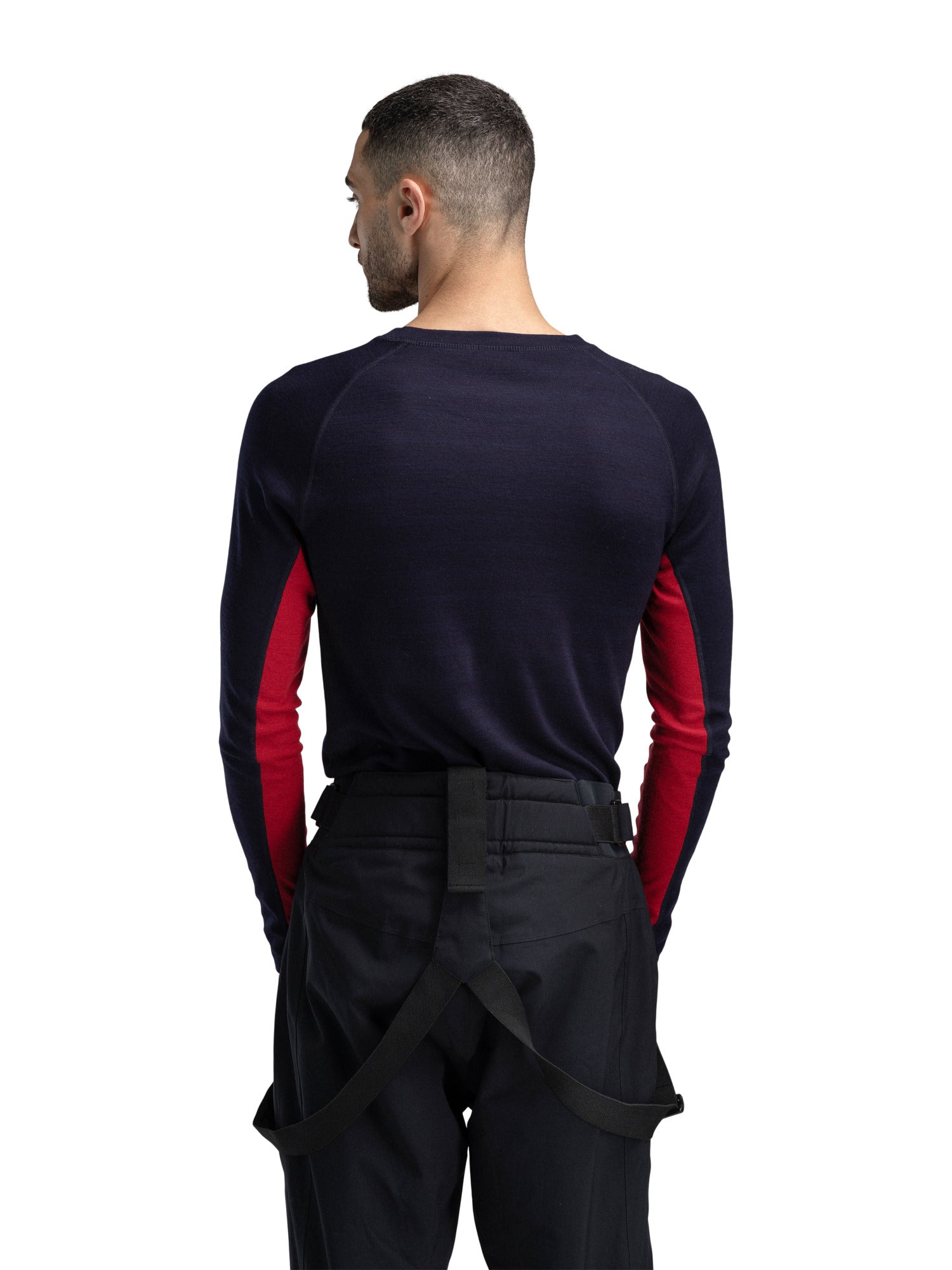 Dale Of Norway M AKSLA MASCULINE BASELAYER CREW NECK Navy Red OffWhite XXL - PeakStyle