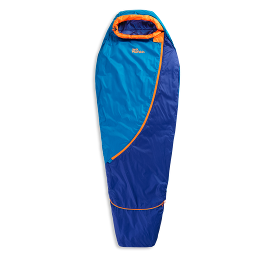 Jack Wolfskin GROW UP MOONRISE Kinderschlafsack Active Blue – Hauptansicht