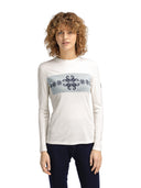 Dale Of Norway W FALKEBERG FEMININE BASELAYER CREW NECK Offwhite Navy XL - PeakStyle
