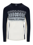 Dale Of Norway M VAIL MASCULINE BASELAYER CREW NECK Offwhite Navy XXL - PeakStyle
