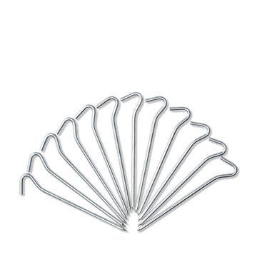 Jack Wolfskin POWER PEG (12 STUKS) Zilver Front Packshot