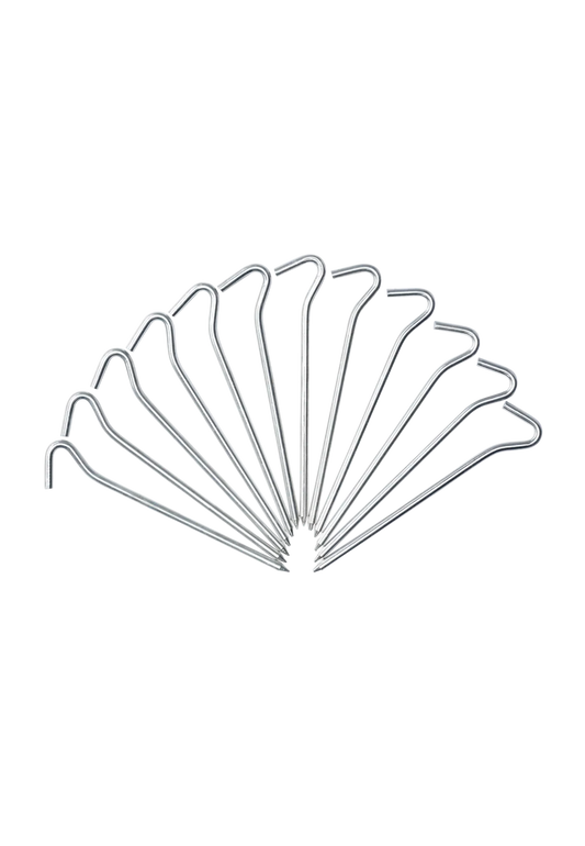 Jack Wolfskin POWER PEG (12 PCS) silver One Size - PeakStyle