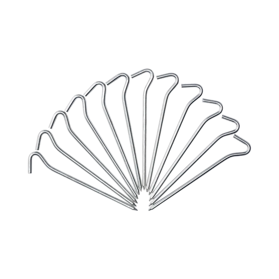 Jack Wolfskin POWER PEG (12 PCS) silver One Size - PeakStyle